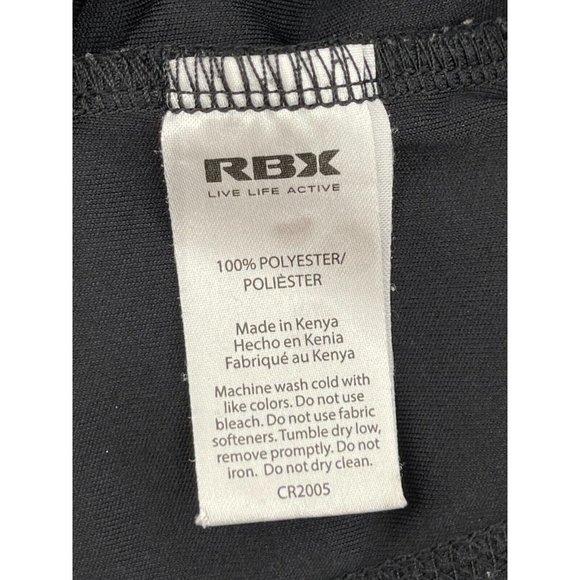 RBX Performance Women's Black Short Sleeve Activewear Exercise Top Shirt Size S - Picture 6 of 10